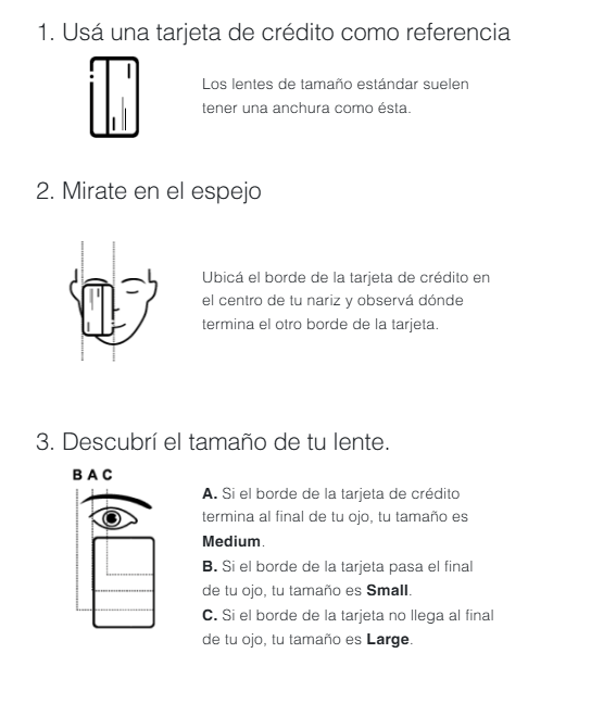 Guía de talles